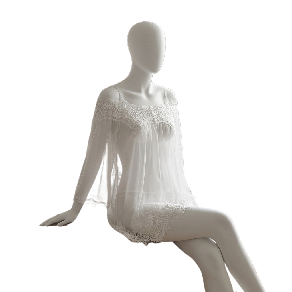 Women's Black Eyelash Lace Bab - đánh giá và giá Babydoll Chemise Night